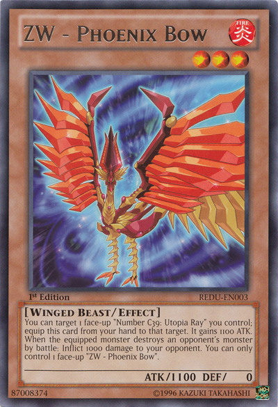 ZW - Phoenix Bow [REDU-EN003] Rare - Duel Kingdom
