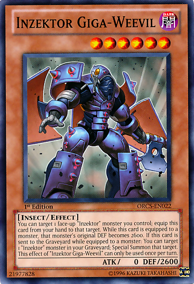 Inzektor Giga-Weevil [ORCS-EN022] Common - Duel Kingdom