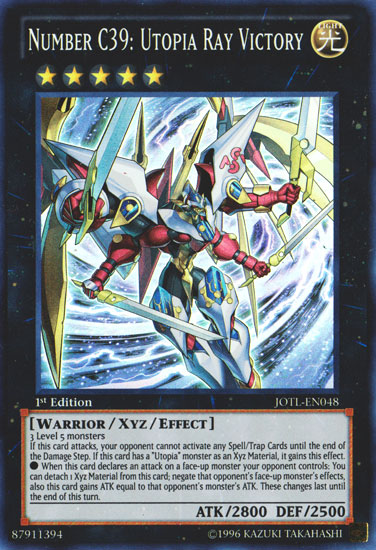 Number C39: Utopia Ray Victory [JOTL-EN048] Super Rare - Duel Kingdom