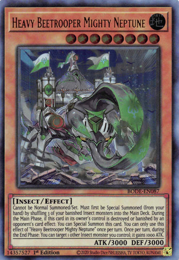 Heavy Beetrooper Mighty Neptune [BODE-EN087] Ultra Rare - Duel Kingdom