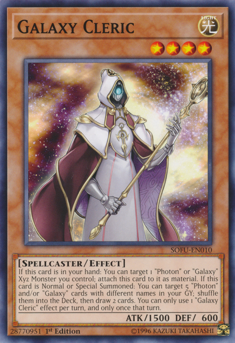 Galaxy Cleric [SOFU-EN010] Common - Duel Kingdom