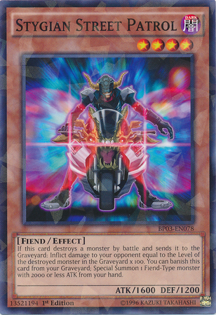 Stygian Street Patrol [BP03-EN078] Shatterfoil Rare - Duel Kingdom