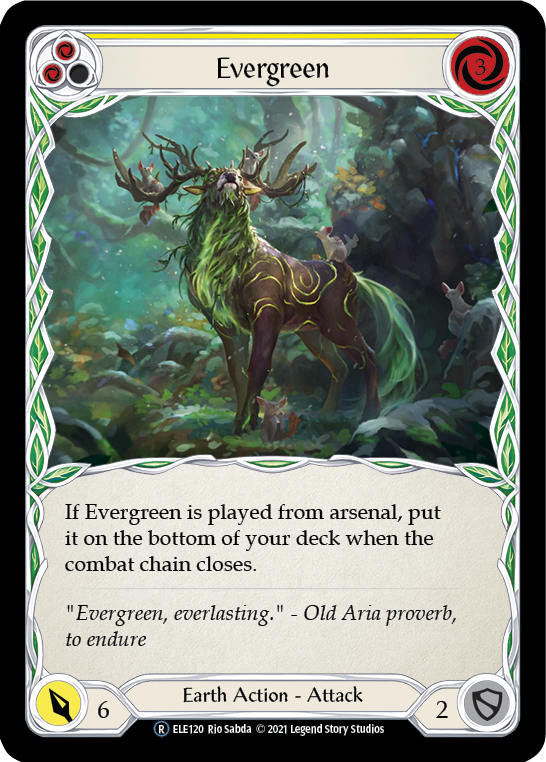 Evergreen (Yellow) [U-ELE120] Unlimited Normal - Duel Kingdom