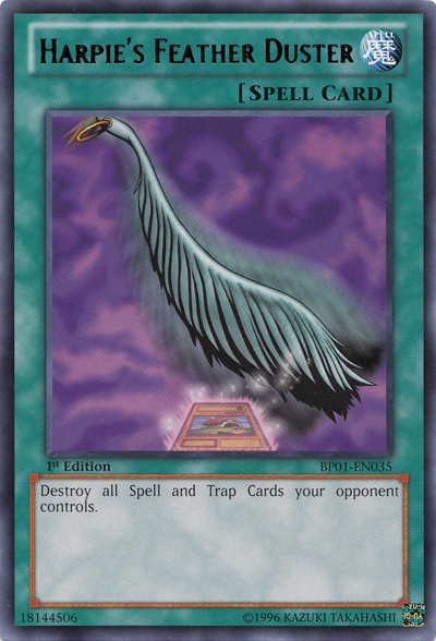 Harpie's Feather Duster [BP01-EN035] Rare - Duel Kingdom