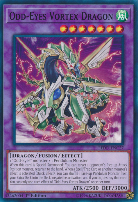 Odd-Eyes Vortex Dragon [LEDD-ENC27] Common - Duel Kingdom