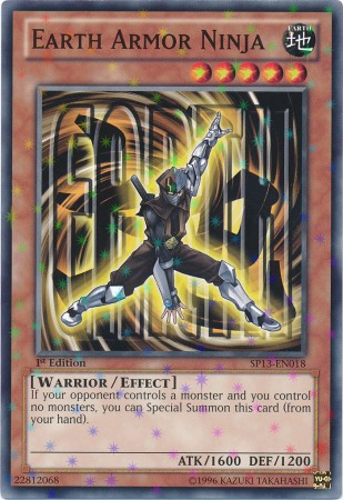 Earth Armor Ninja [SP13-EN018] Starfoil Rare - Duel Kingdom