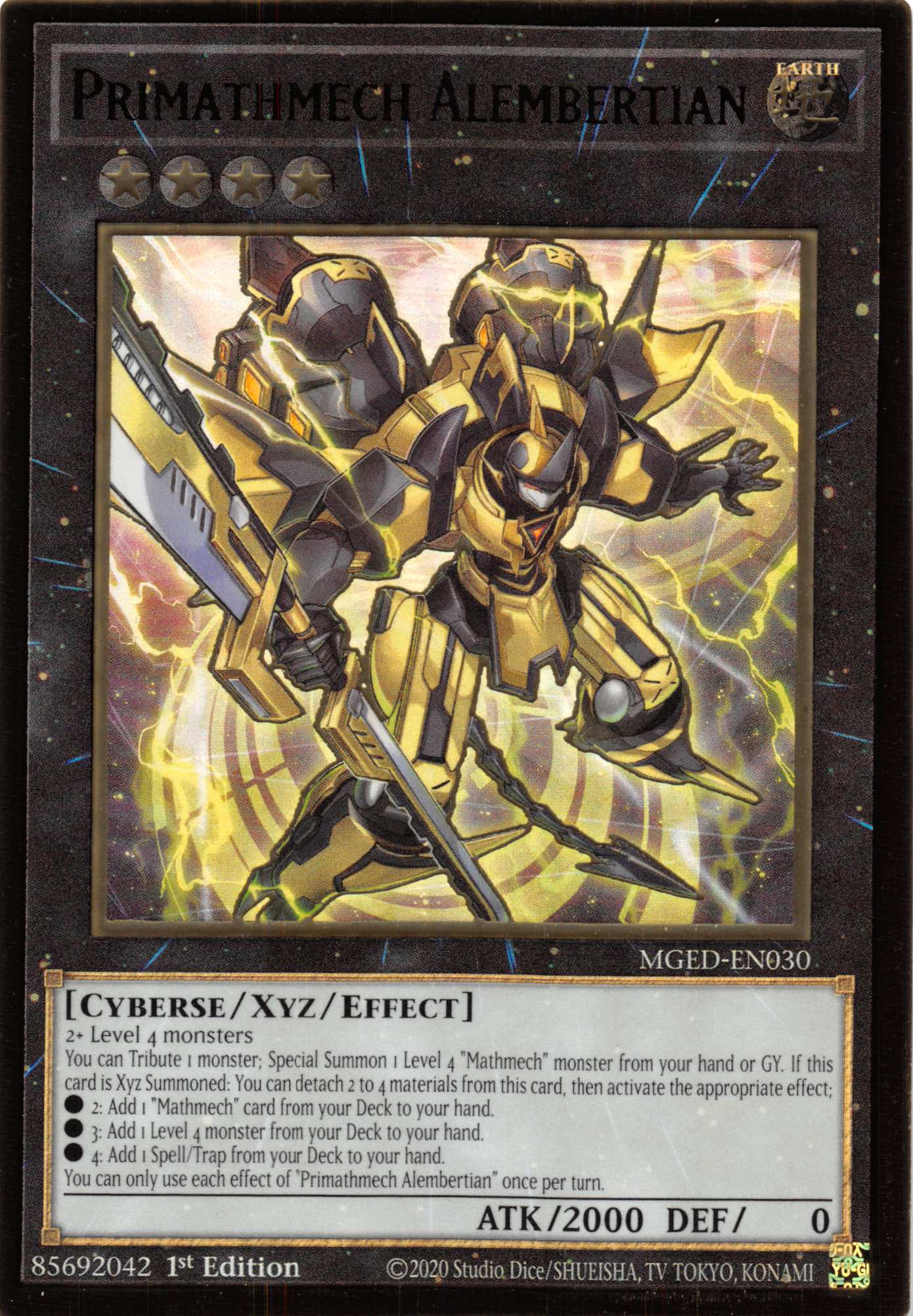 Primathmech Alembertian [MGED-EN030] Gold Rare - Duel Kingdom