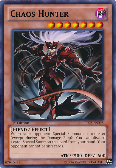 Chaos Hunter [BP02-EN095] Rare - Duel Kingdom