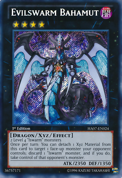 Evilswarm Bahamut [HA07-EN024] Secret Rare - Duel Kingdom