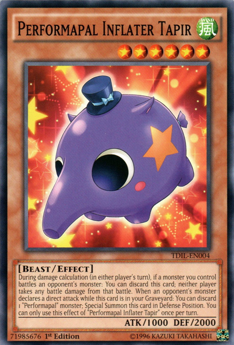 Performapal Inflater Tapir [TDIL-EN004] Common - Duel Kingdom