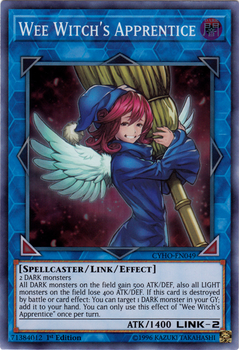 Wee Witch's Apprentice [CYHO-EN049] Super Rare - Duel Kingdom