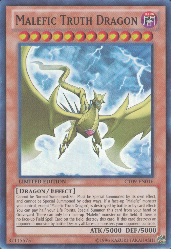 Malefic Truth Dragon [CT09-EN016] Super Rare - Duel Kingdom