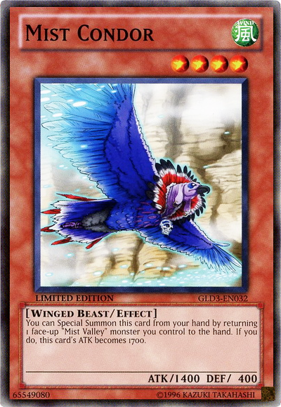 Mist Condor [GLD3-EN032] Common - Duel Kingdom