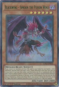Blackwing - Simoon the Poison Wind (Green) [LDS2-EN040] Ultra Rare - Duel Kingdom