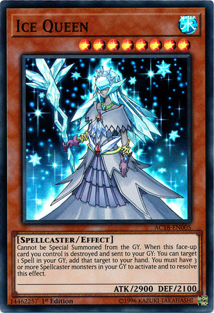 Ice Queen [AC18-EN005] Super Rare - Duel Kingdom