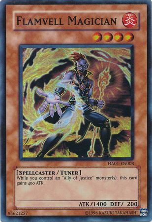 Flamvell Magician [HA01-EN008] Super Rare - Duel Kingdom