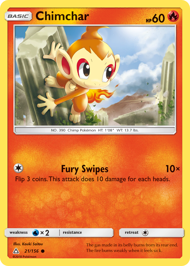 Chimchar (21/156) [Sun & Moon: Ultra Prism] - Duel Kingdom