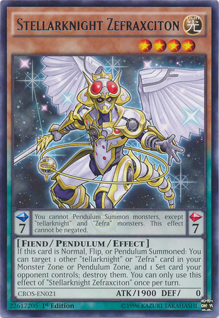 Stellarknight Zefraxciton [CROS-EN021] Rare - Duel Kingdom