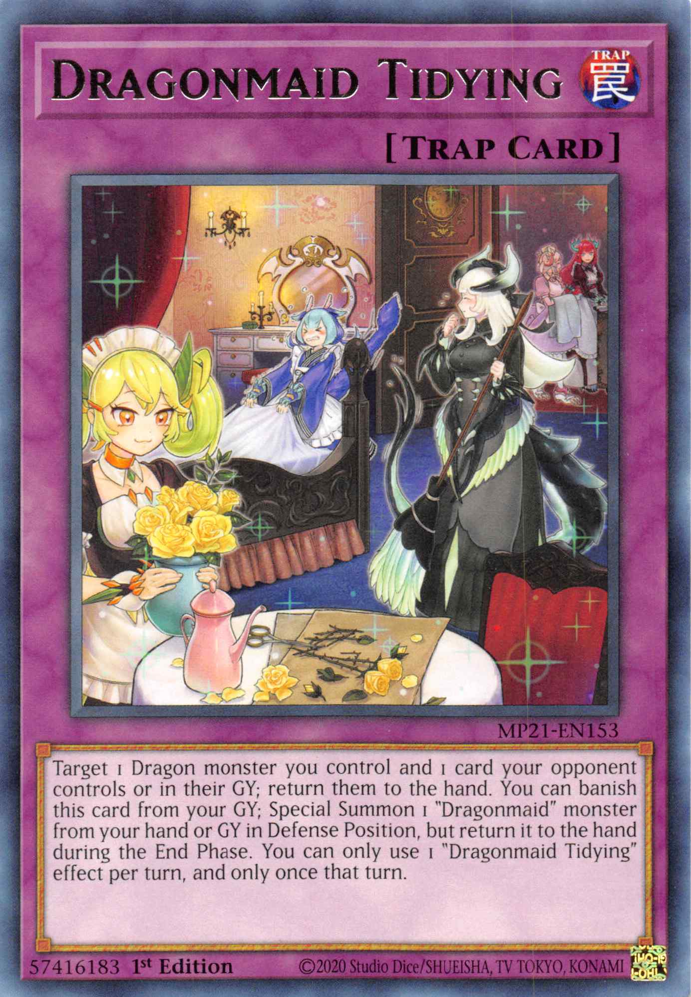 Dragonmaid Tidying [MP21-EN153] Rare - Duel Kingdom