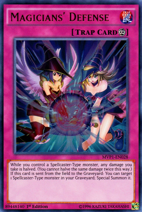 Magicians' Defense [MVP1-EN028] Ultra Rare - Duel Kingdom