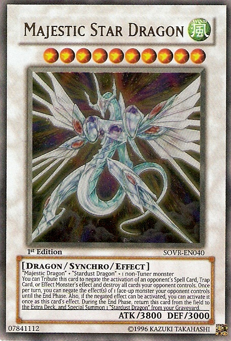 Majestic Star Dragon [SOVR-EN040] Ultra Rare - Duel Kingdom