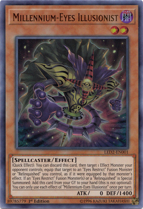 Millennium-Eyes Illusionist [LED2-EN001] Ultra Rare - Duel Kingdom