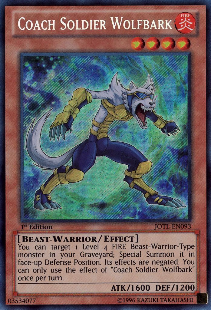 Coach Soldier Wolfbark [JOTL-EN093] Secret Rare - Duel Kingdom