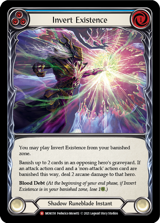 Invert Existence [MON158] 1st Edition Normal - Duel Kingdom
