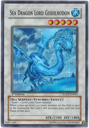 Sea Dragon Lord Gishilnodon [RGBT-EN044] Super Rare - Duel Kingdom