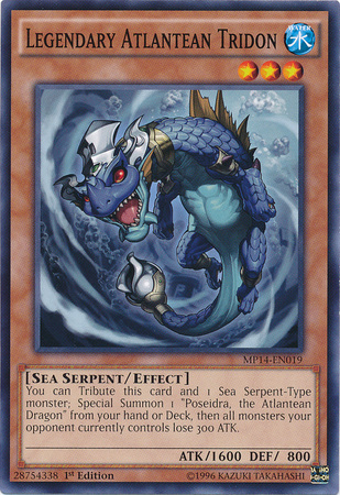 Legendary Atlantean Tridon [MP14-EN019] Common - Duel Kingdom