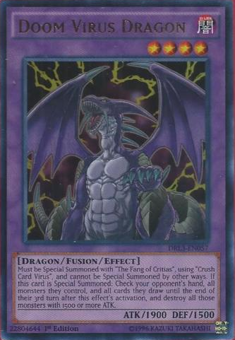 Doom Virus Dragon [DRL3-EN057] Ultra Rare - Duel Kingdom
