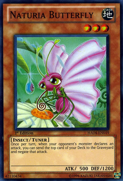 Naturia Butterfly [HA04-EN019] Super Rare - Duel Kingdom