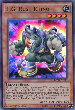 T.G. Rush Rhino [LC5D-EN210] Ultra Rare - Duel Kingdom