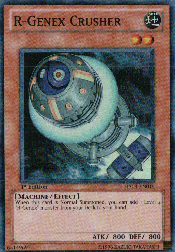 R-Genex Crusher [HA03-EN016] Super Rare - Duel Kingdom