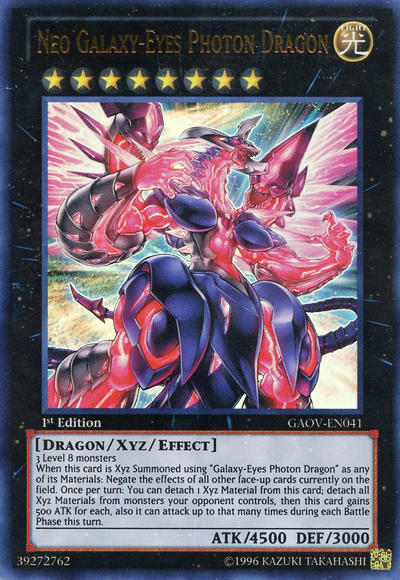 Neo Galaxy-Eyes Photon Dragon [GAOV-EN041] Ultra Rare - Duel Kingdom