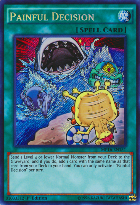 Painful Decision [MP16-EN151] Secret Rare - Duel Kingdom