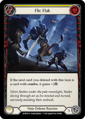 Flic Flak (Yellow) [WTR093-R] Alpha Print Normal - Duel Kingdom