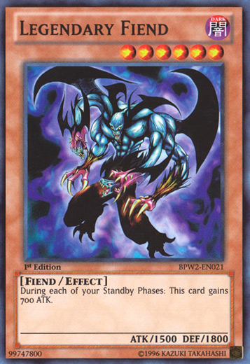 Legendary Fiend [BPW2-EN021] Super Rare - Duel Kingdom