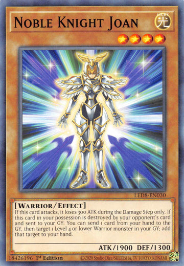 Noble Knight Joan [LED8-EN030] Common - Duel Kingdom