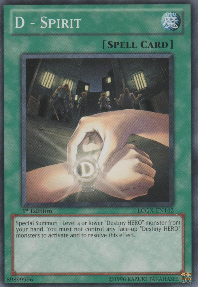 D - Spirit [LCGX-EN142] Common - Duel Kingdom