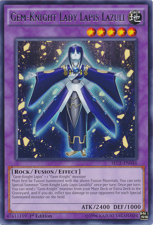 Gem-Knight Lady Lapis Lazuli [SECE-EN046] Rare - Duel Kingdom