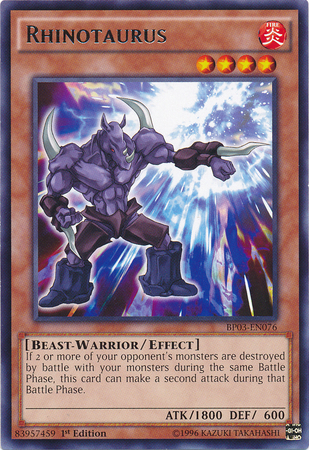 Rhinotaurus [BP03-EN076] Rare - Duel Kingdom