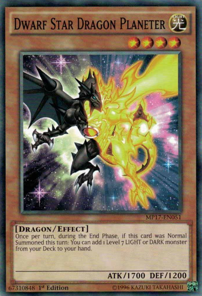 Dwarf Star Dragon Planeter [MP17-EN051] Common - Duel Kingdom