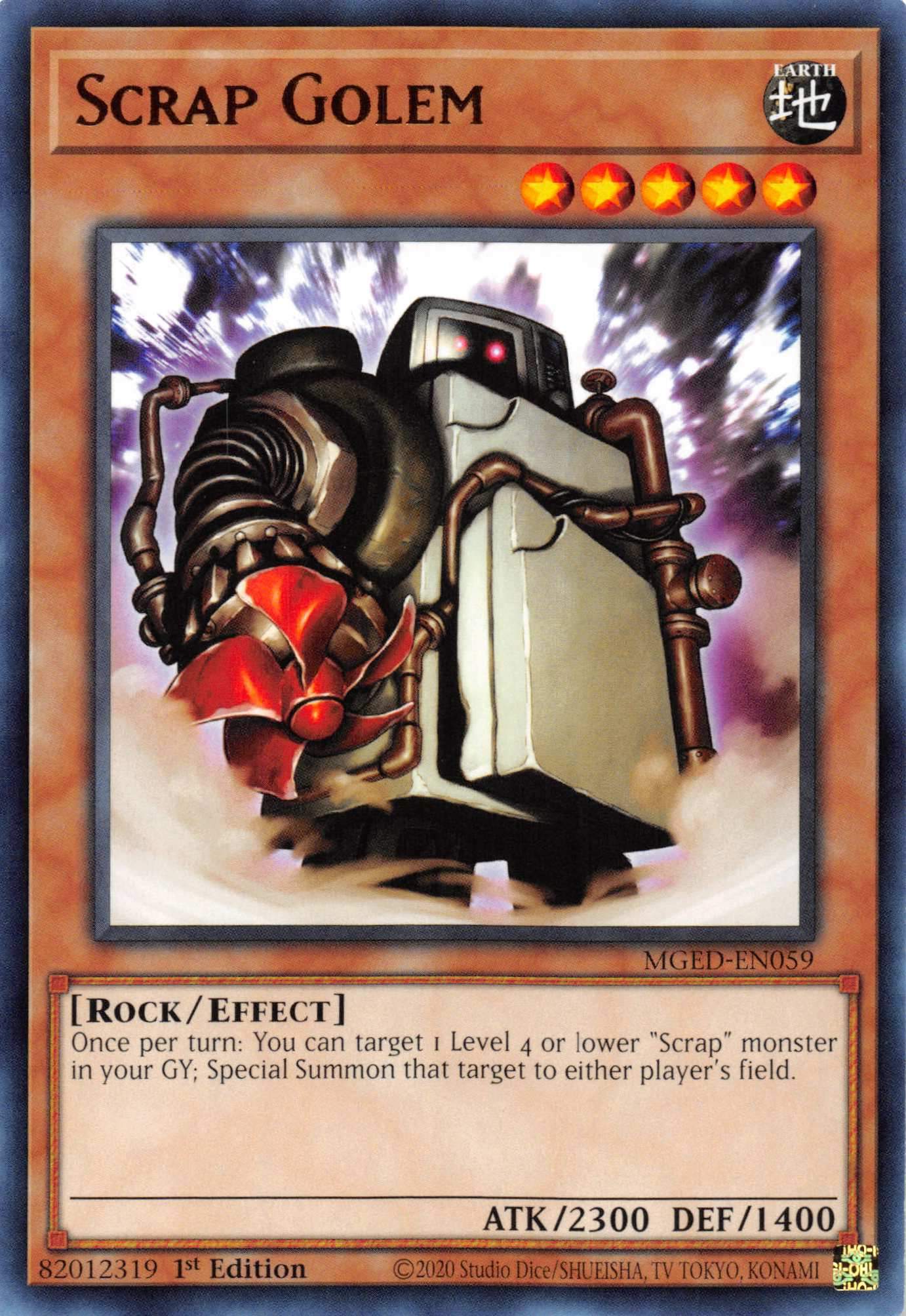 Scrap Golem [MGED-EN059] Rare - Duel Kingdom