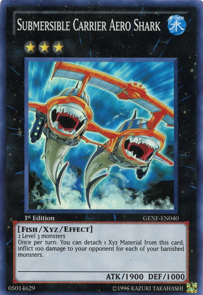 Submersible Carrier Aero Shark [GENF-EN040] Super Rare - Duel Kingdom