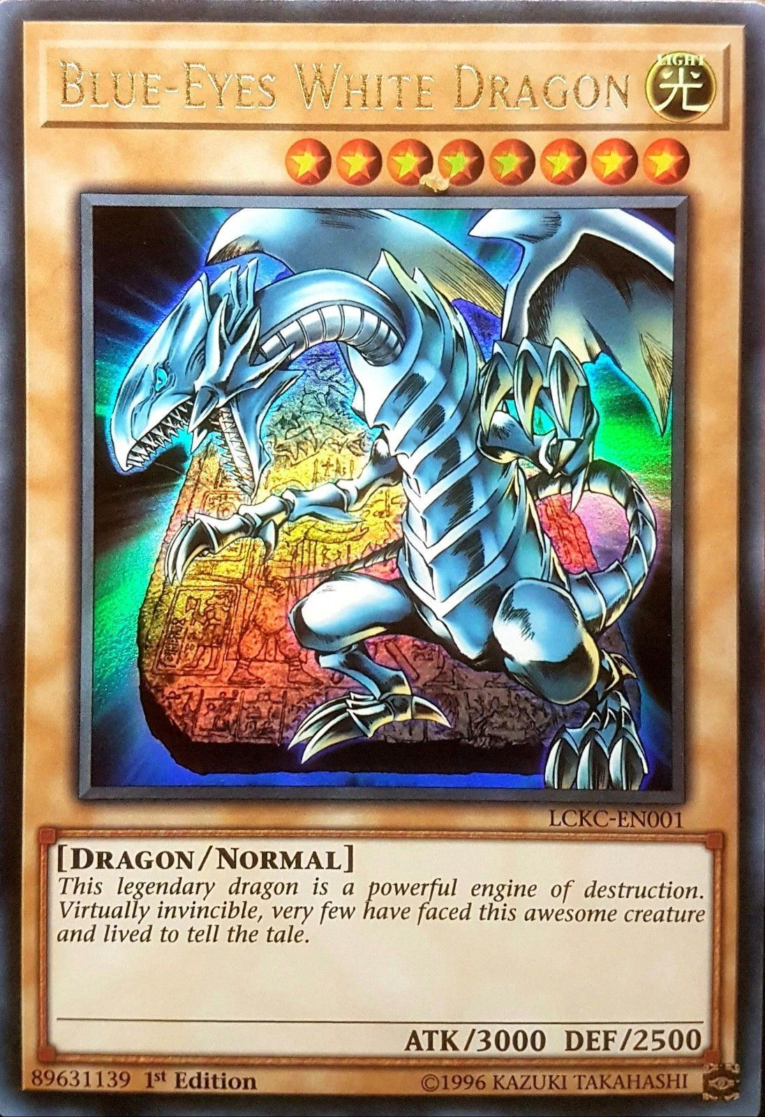 Blue-Eyes White Dragon (Version 4) [LCKC-EN001] Ultra Rare - Duel Kingdom
