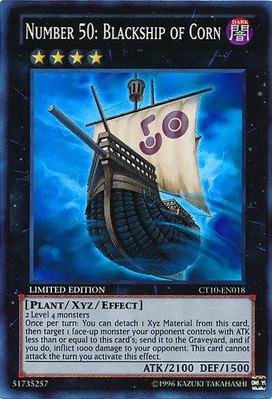 Number 50: Blackship of Corn [CT10-EN018] Super Rare - Duel Kingdom