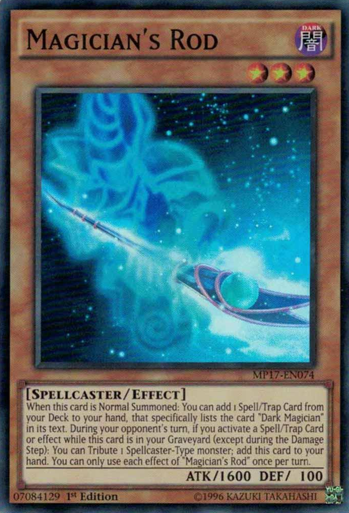 Magician's Rod [MP17-EN074] Super Rare - Duel Kingdom