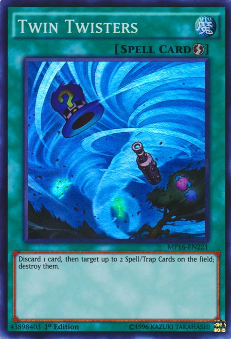 Twin Twisters [MP16-EN221] Super Rare - Duel Kingdom