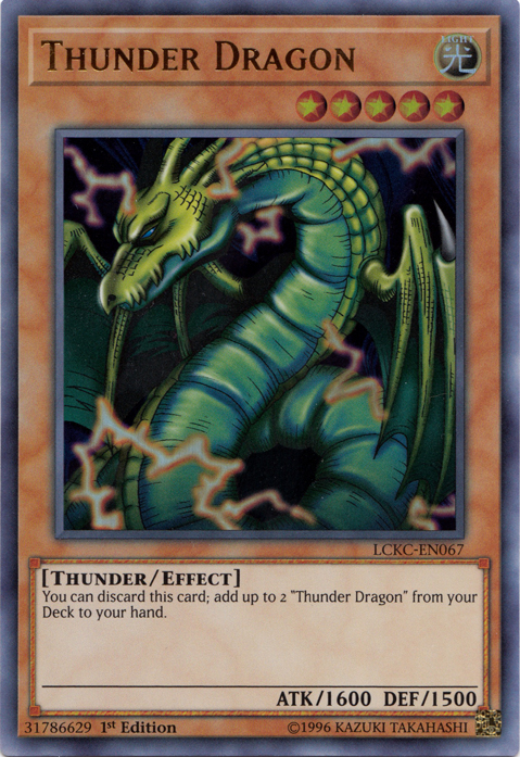 Thunder Dragon [LCKC-EN067] Ultra Rare - Duel Kingdom